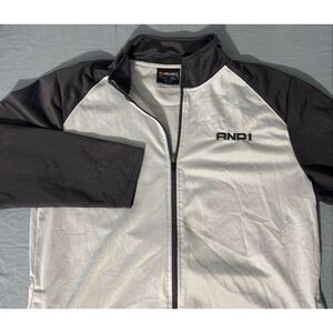 AND1 Basketball Gray And Black Men's Large Y2K Zip Up sweatshirt